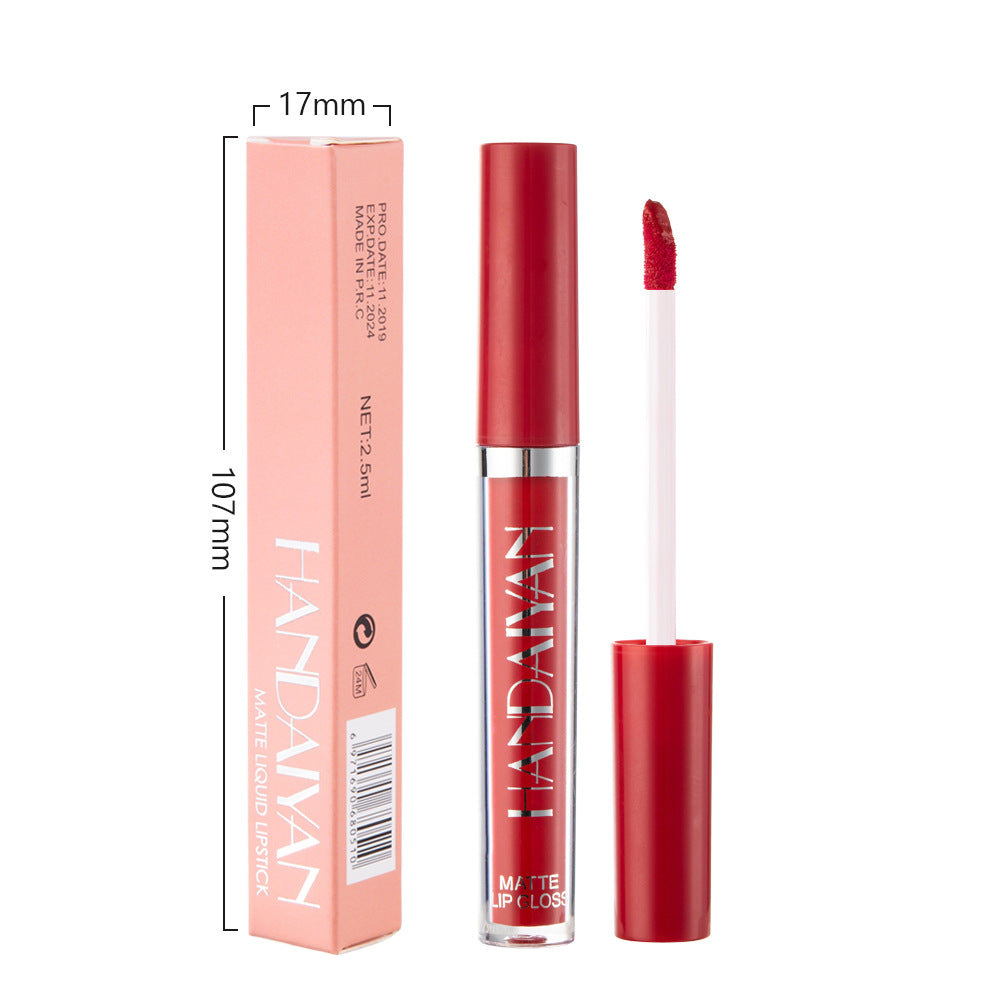 Matte Non-stick Cup Lip Gloss, Non-fading Matte Liquid Lipstick Matte Non-stick Cup Lip Gloss, Non-fading Matte Liquid Lipstick